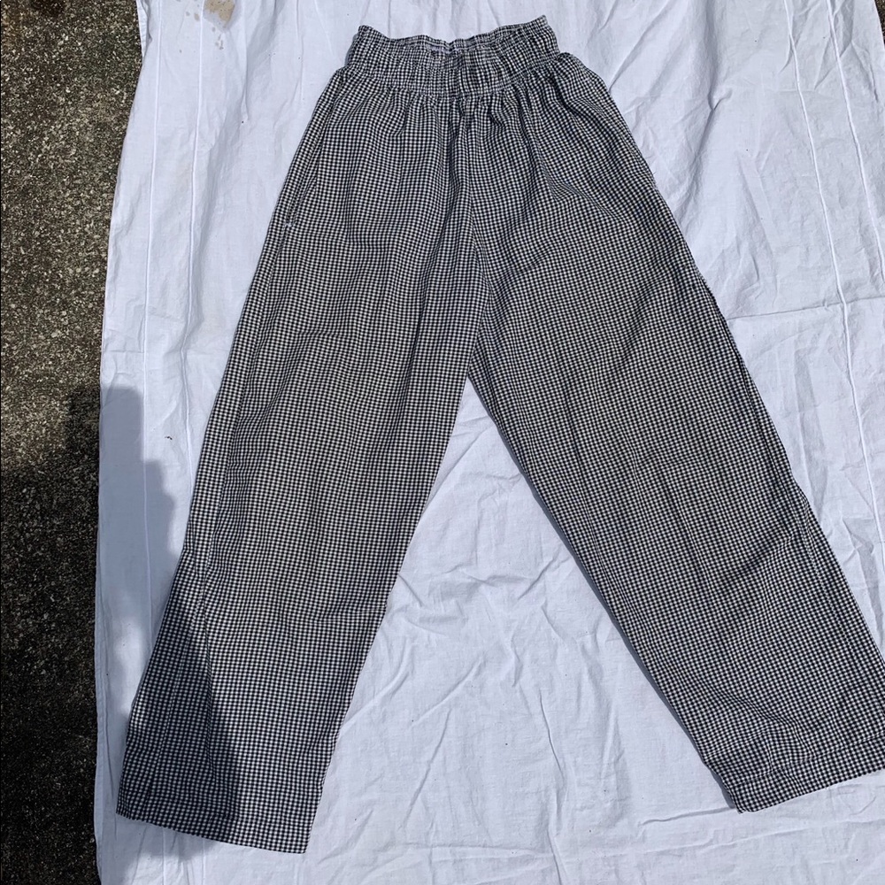 Gingham/Checkered High Waist Pants Size XS